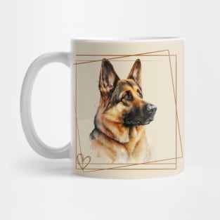 German Shepard Love Mug